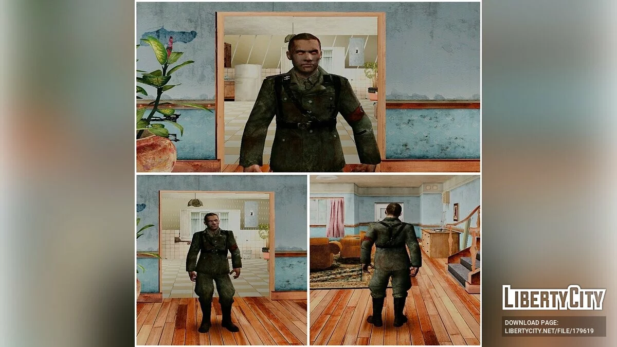 Зомби из Call of Duty World at War (9 скинов) / GTA San Andreas
