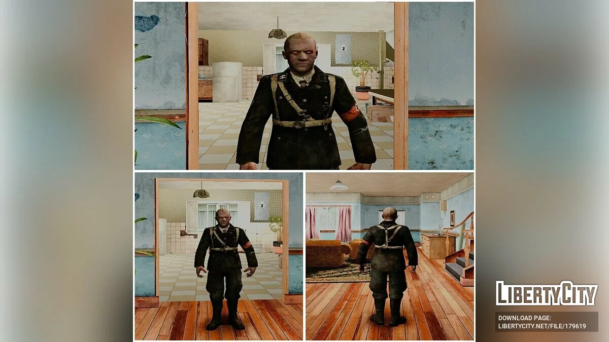 Зомби из Call of Duty World at War (9 скинов) / GTA San Andreas