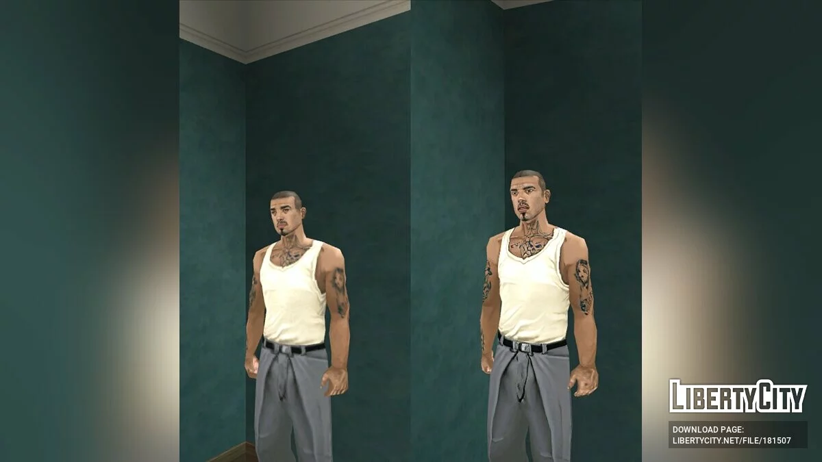 Модели из мобильной версии с улучшенными текстурами / GTA San Andreas