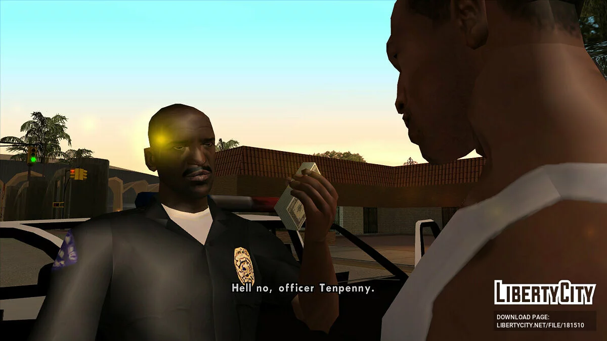 Улучшенные текстуры персонажей в катсценах / GTA San Andreas