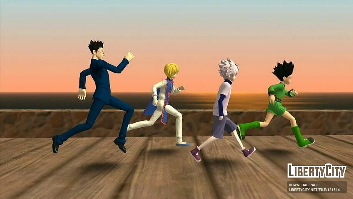 [Hunter x Hunter] The Main Four / GTA San Andreas