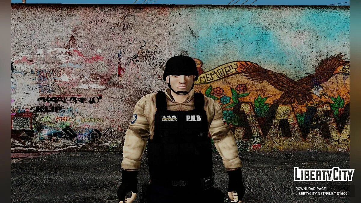 Полицейские из PNB ANTIGUA и DE ARAGUA / GTA San Andreas