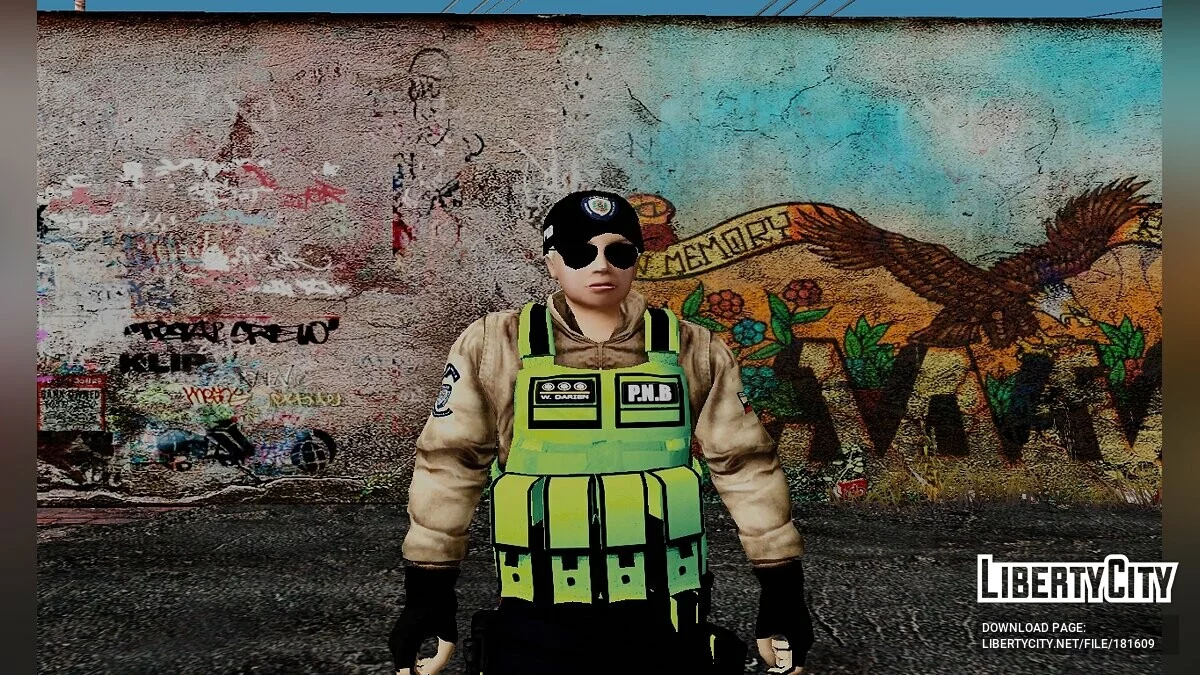Полицейские из PNB ANTIGUA и DE ARAGUA / GTA San Andreas