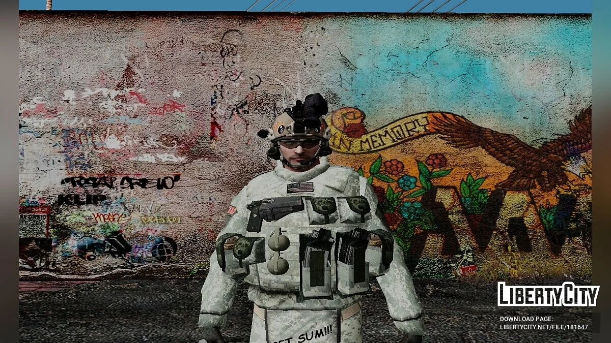 Сборник скинов солдат и полицейских из разных стран / GTA San Andreas