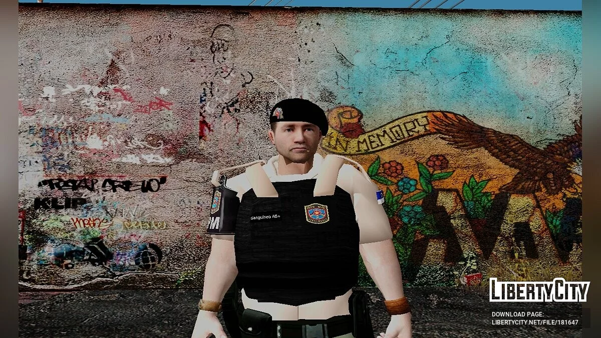 Сборник скинов солдат и полицейских из разных стран / GTA San Andreas