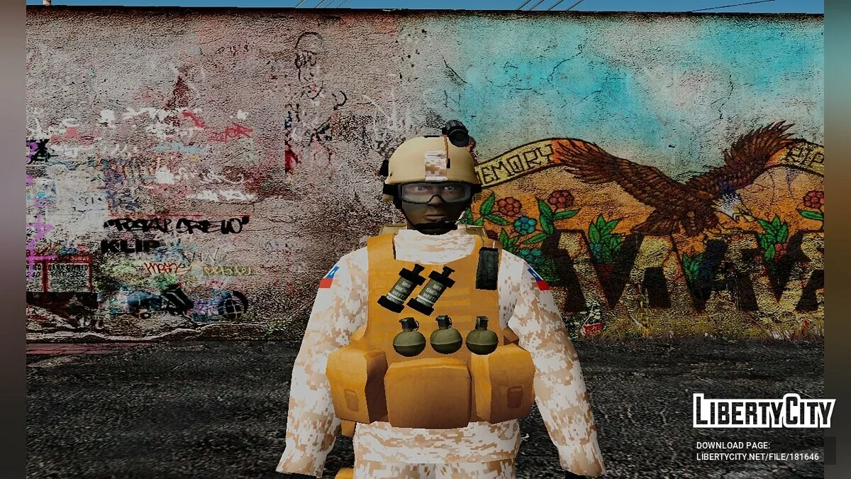 Сборник скинов солдат из разных стран / GTA San Andreas