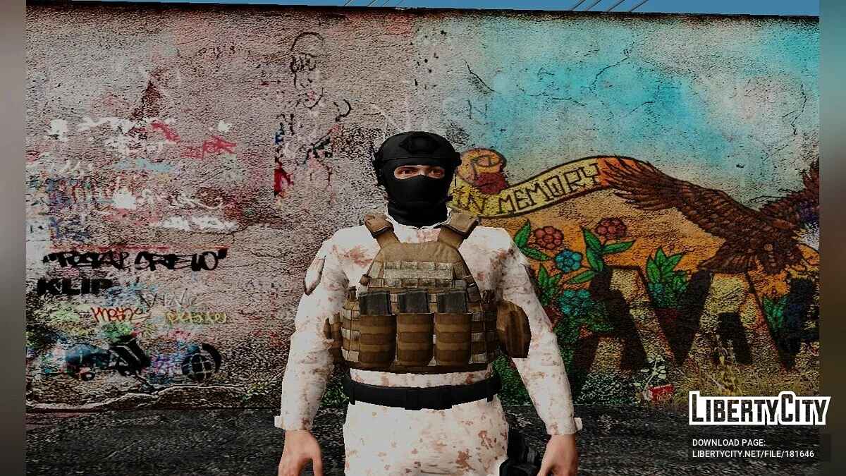 Сборник скинов солдат из разных стран / GTA San Andreas