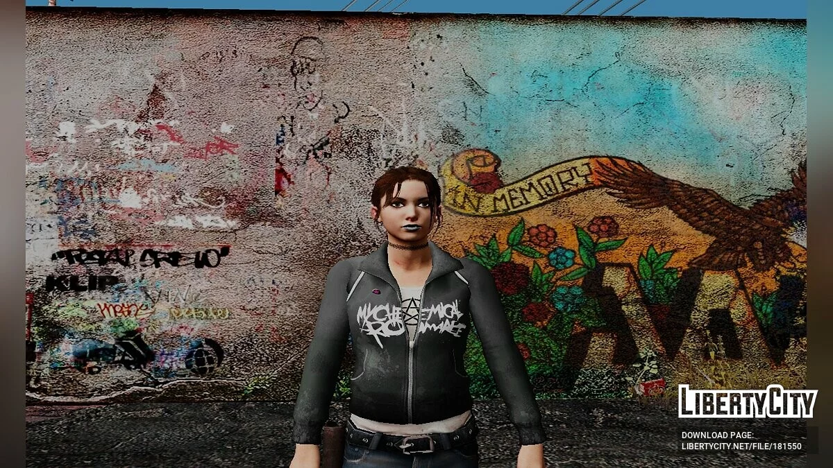 Зои из Left 4 Dead / GTA San Andreas