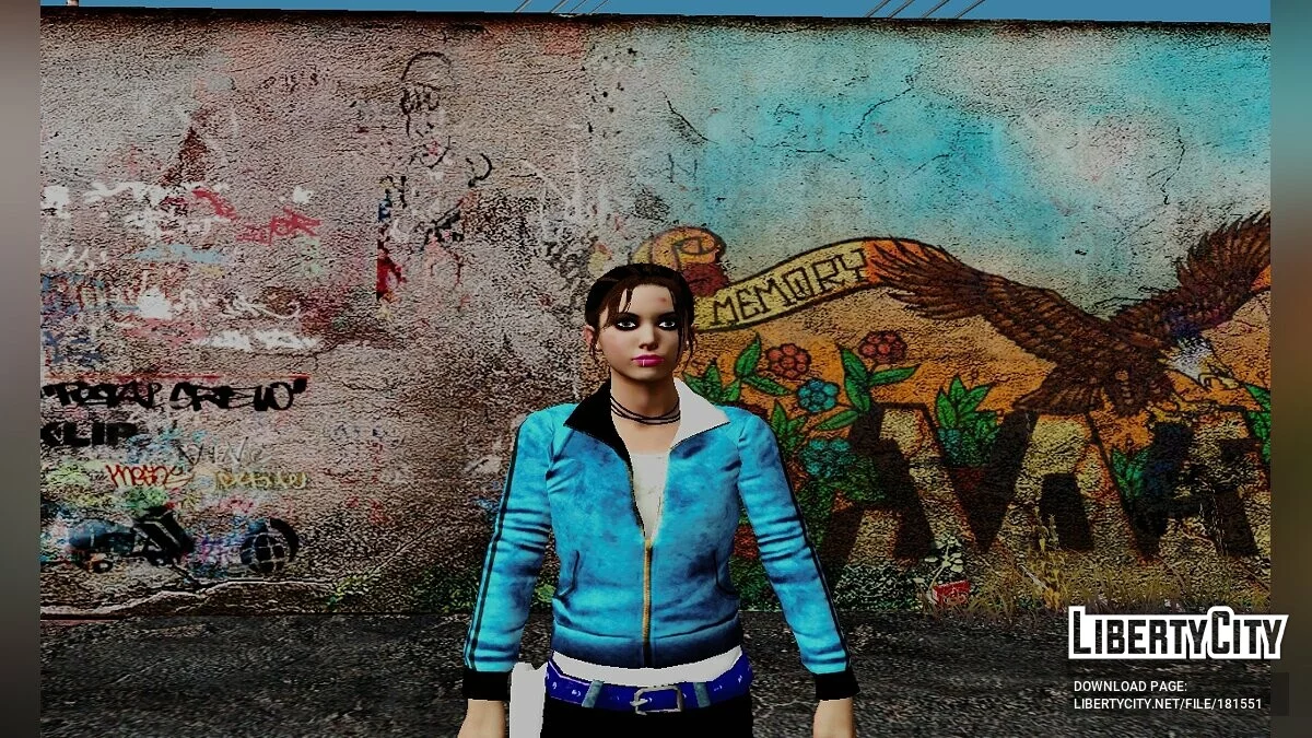 Зои из Left 4 Dead / GTA San Andreas