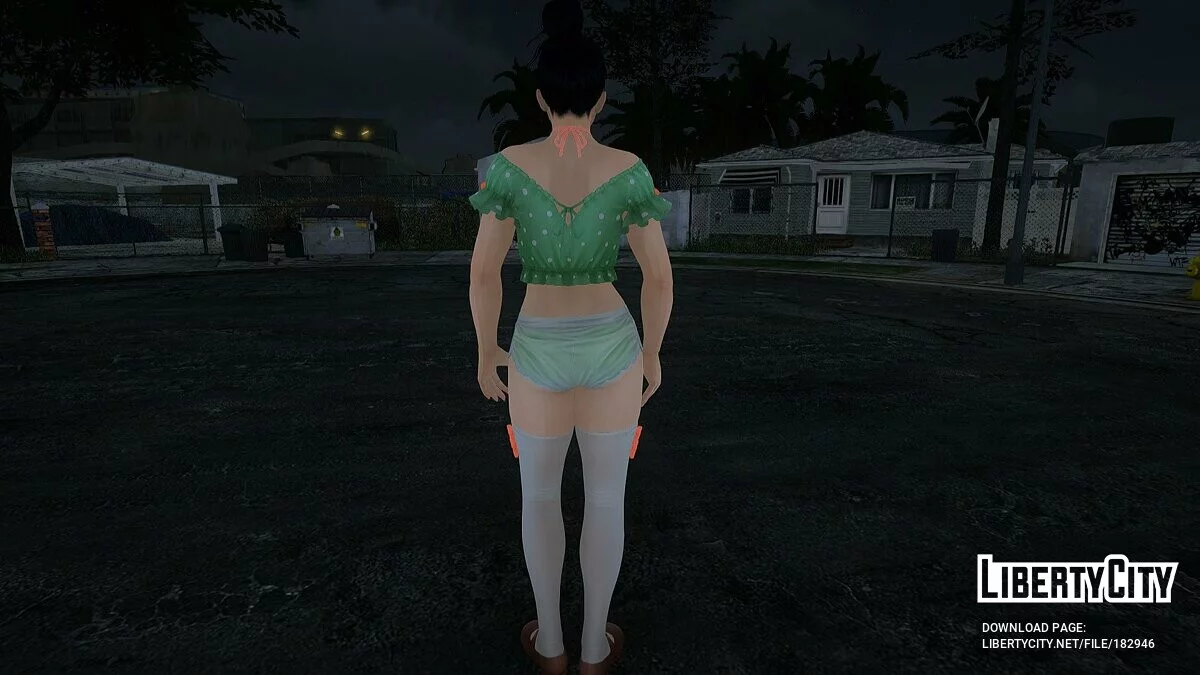 Ниотенгу в сексуальном наряде / GTA San Andreas