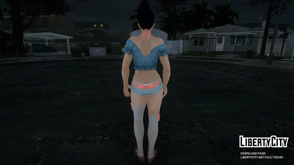 Ниотенгу в сексуальном наряде / GTA San Andreas