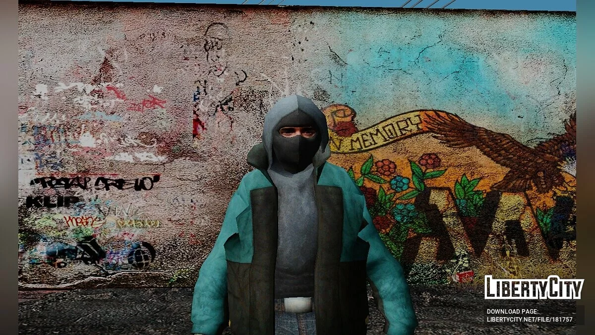 Сборник скинов различных преступников / GTA San Andreas