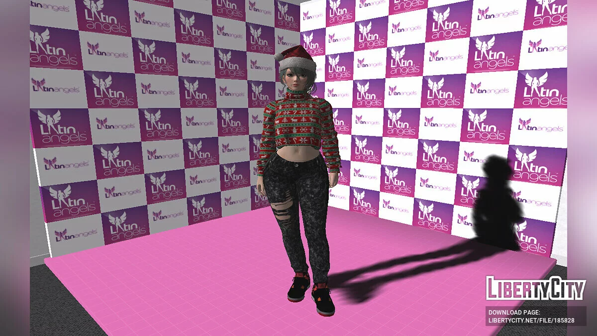 Тамаки в новогоднем свитере из Dead or Alive / GTA San Andreas