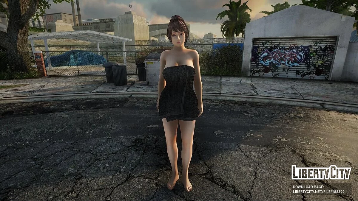 Yukino Bambu из DOAXVV в полотенце (сборник скинов) / GTA San Andreas