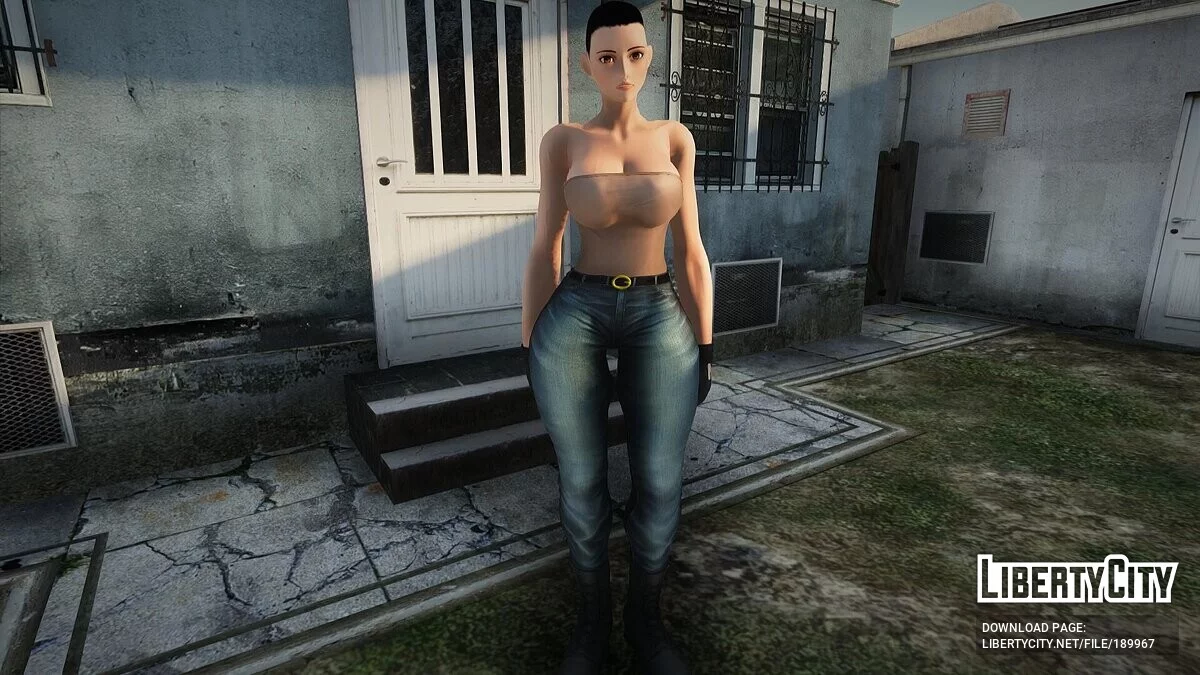 Мэи из KOF в повседневной одежде / GTA San Andreas