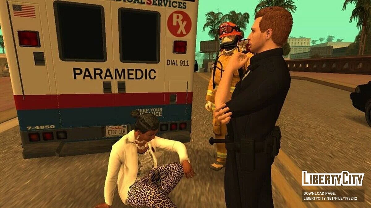 Сборник работников пожарного департамента из GTA Online / GTA San Andreas