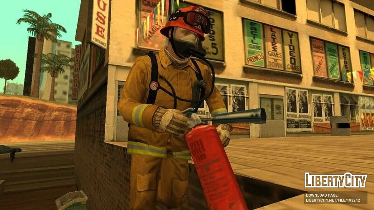 Сборник работников пожарного департамента из GTA Online / GTA San Andreas