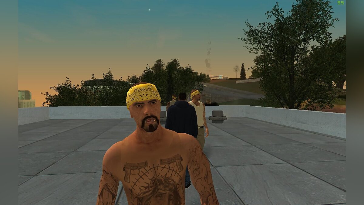 Замена скинов Triad (triada.dff, triada.dff) в GTA San Andreas (36 файлов)