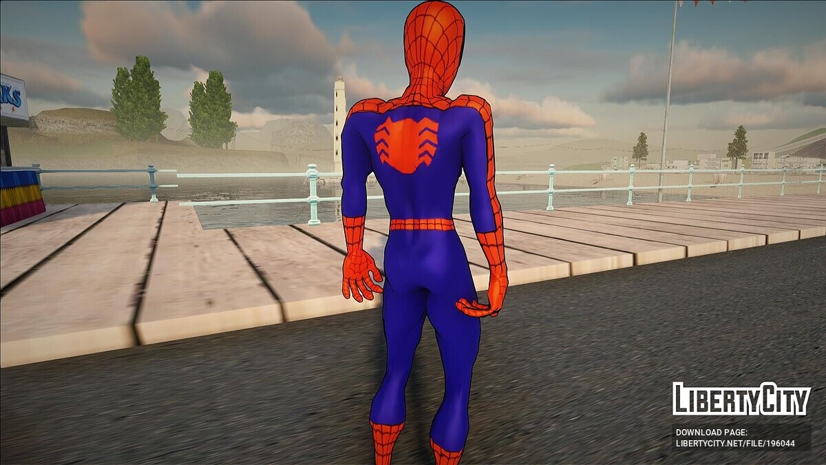 Скачать Человек-паук из Ultimate Spider-Man 2005 для GTA San Andreas