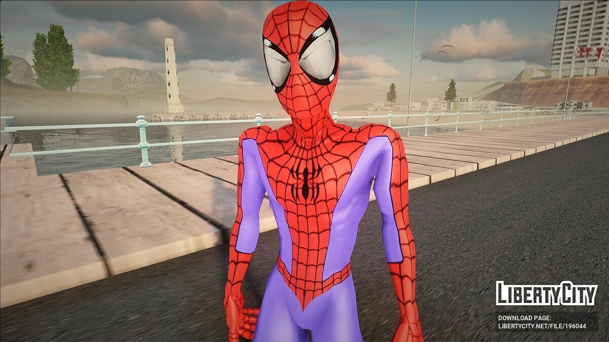 Скачать Человек-паук из Ultimate Spider-Man 2005 для GTA San Andreas