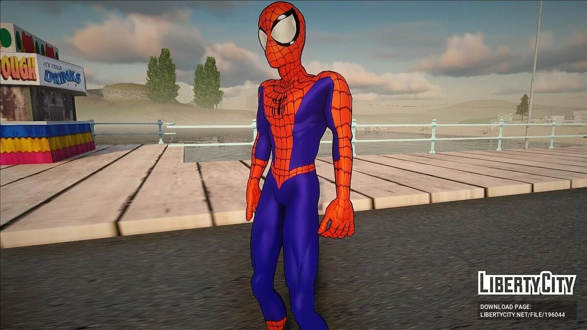 Человек-паук из Ultimate Spider-Man 2005 / GTA San Andreas