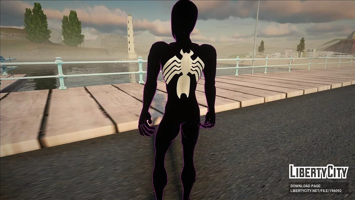 Черный костюм из Ultimate Spider-Man 2005 / GTA San Andreas