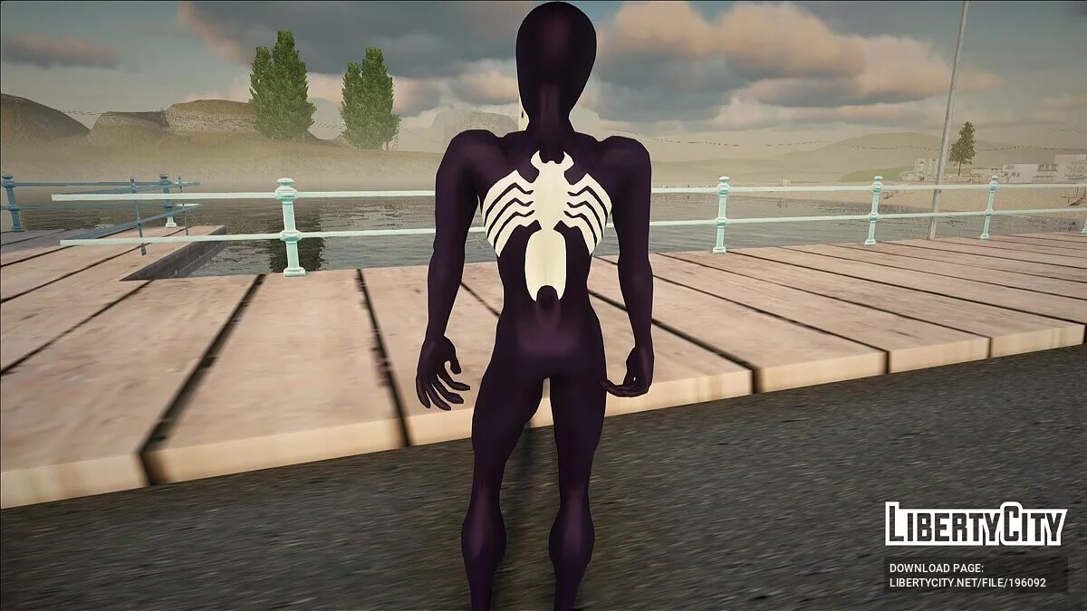 Черный костюм из Ultimate Spider-Man 2005 / GTA San Andreas