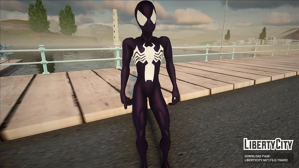 Черный костюм из Ultimate Spider-Man 2005 / GTA San Andreas