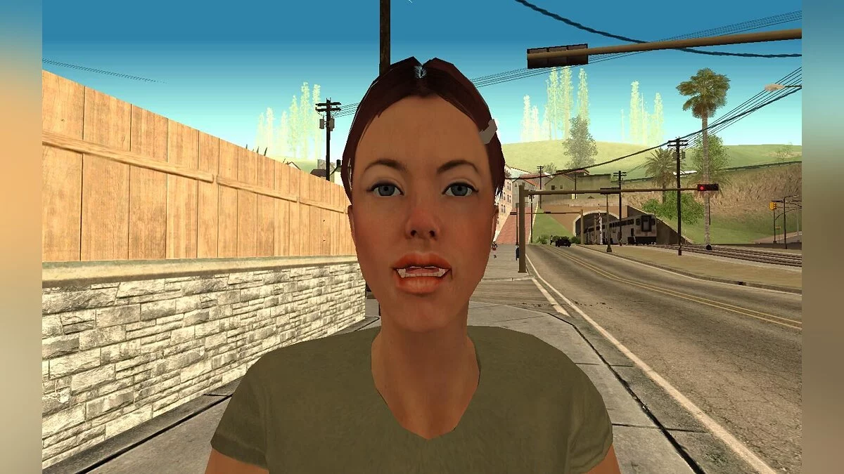 HD персонажи с рабочей лицевой анимацией (бета 1) / GTA San Andreas