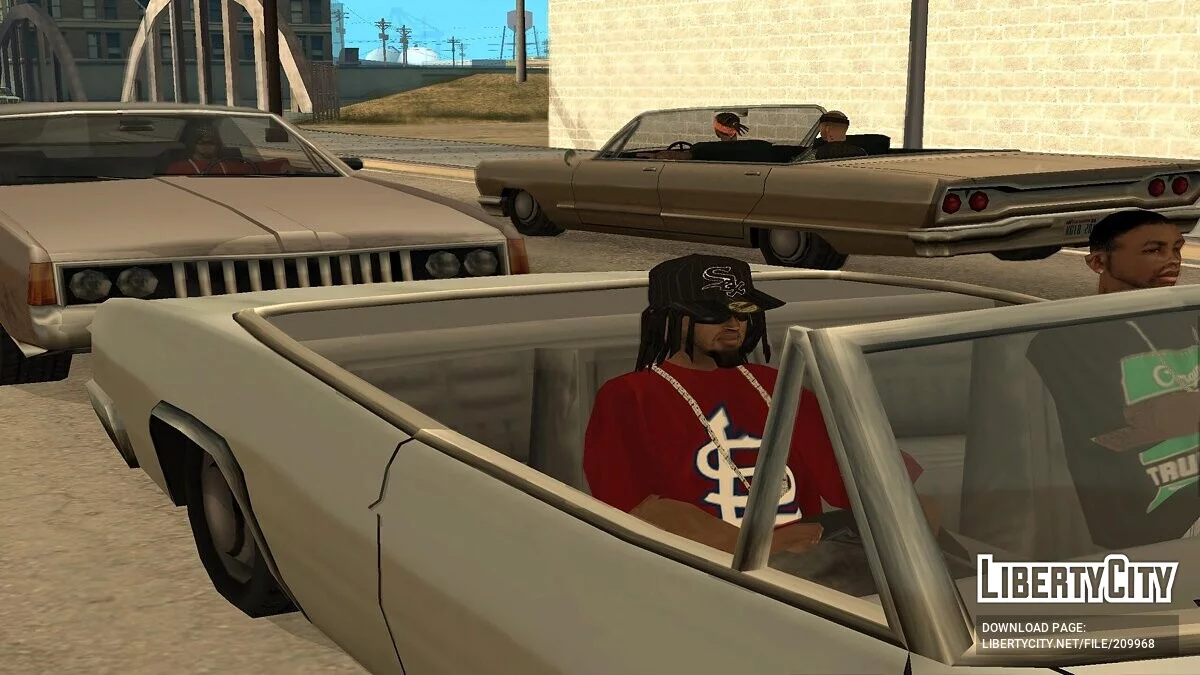 HQ Скинпак - Новые банды + Текстуры персонажей / GTA San Andreas