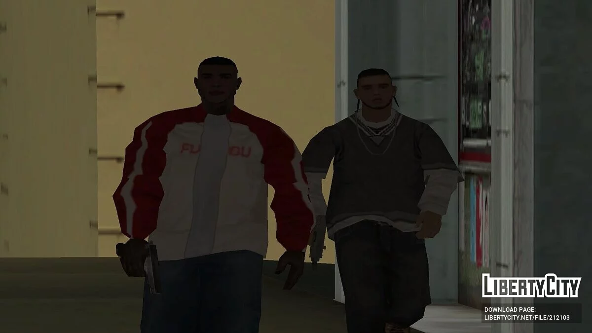 Сборник скинов нью-йоркской уличной банды пуэрториканцев / GTA San Andreas