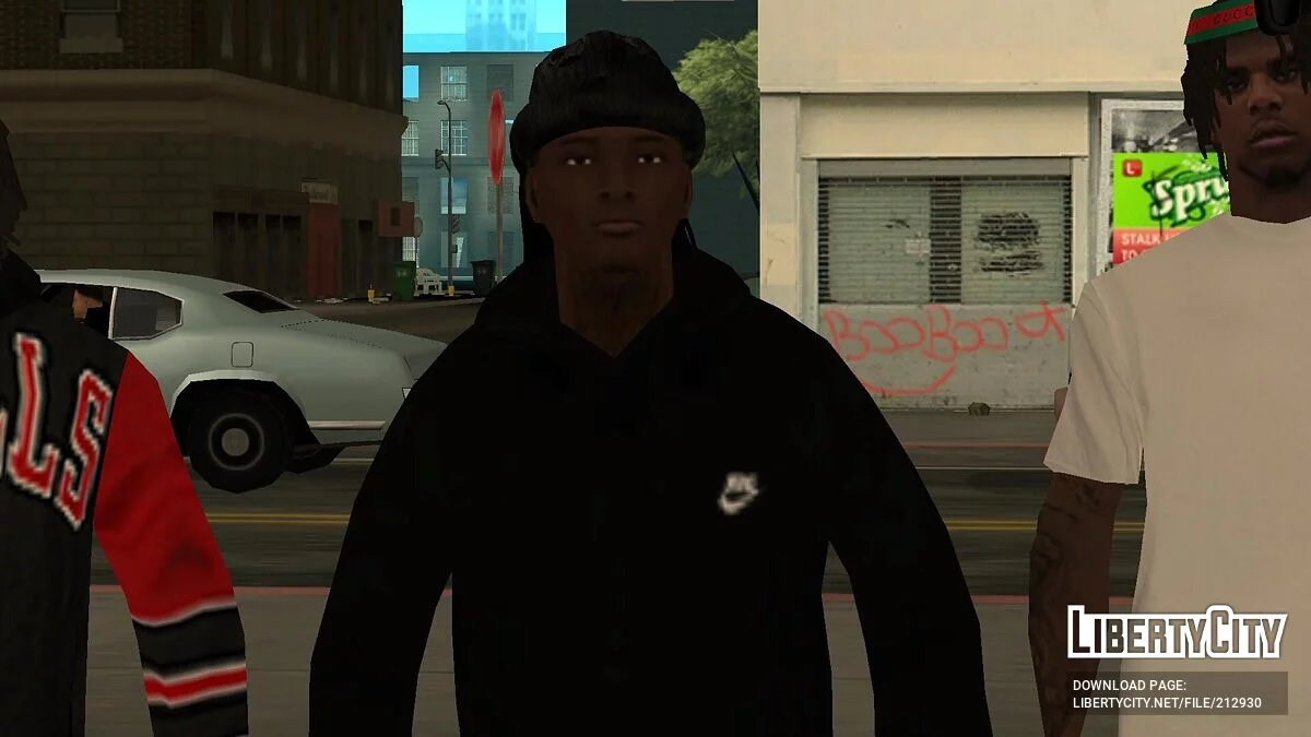 Скинпак банды Chiraq / GTA San Andreas
