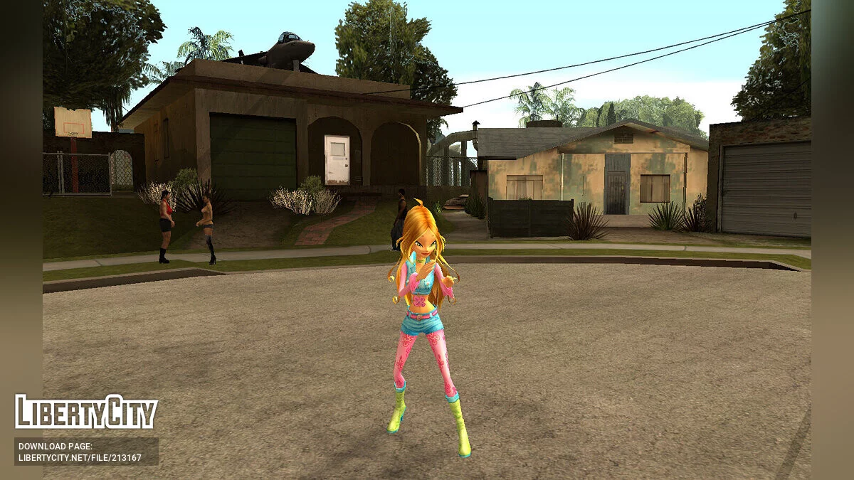 Полный пак персонажей из DDR Winx Club / GTA San Andreas