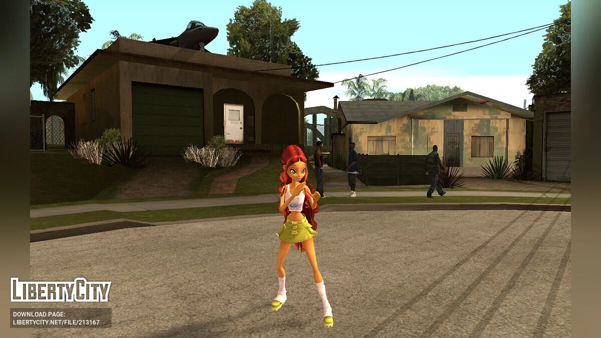 Полный пак персонажей из DDR Winx Club / GTA San Andreas