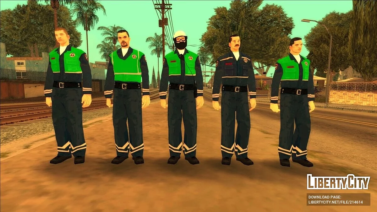 МВД и Росгвардия + PedFuncs / GTA San Andreas