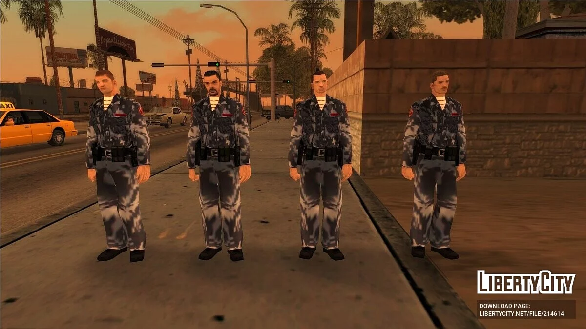 МВД и Росгвардия + PedFuncs / GTA San Andreas