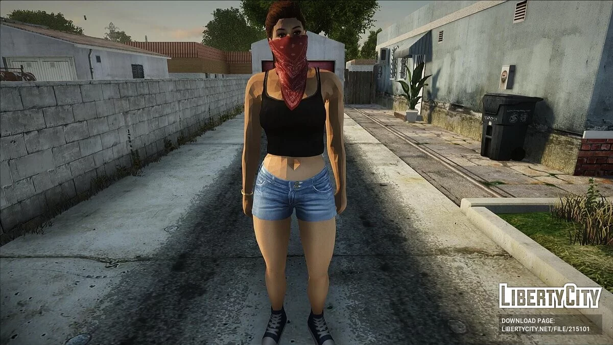 Сборник скинов Люсии из GTA 6 / GTA San Andreas