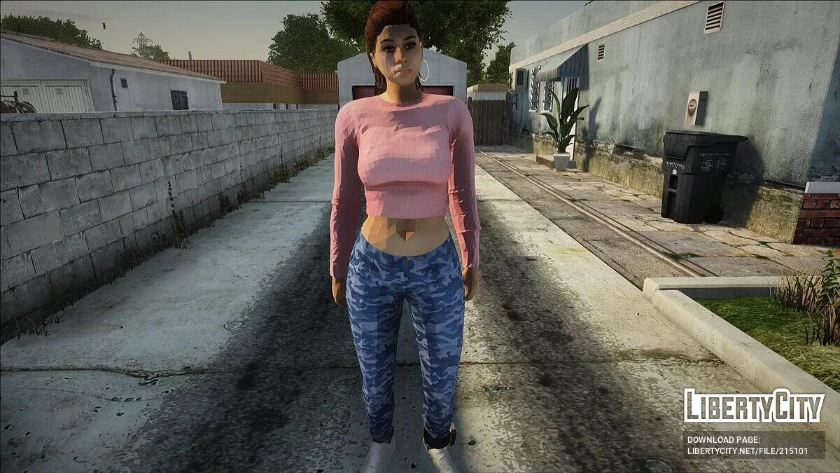 Сборник скинов Люсии из GTA 6 / GTA San Andreas