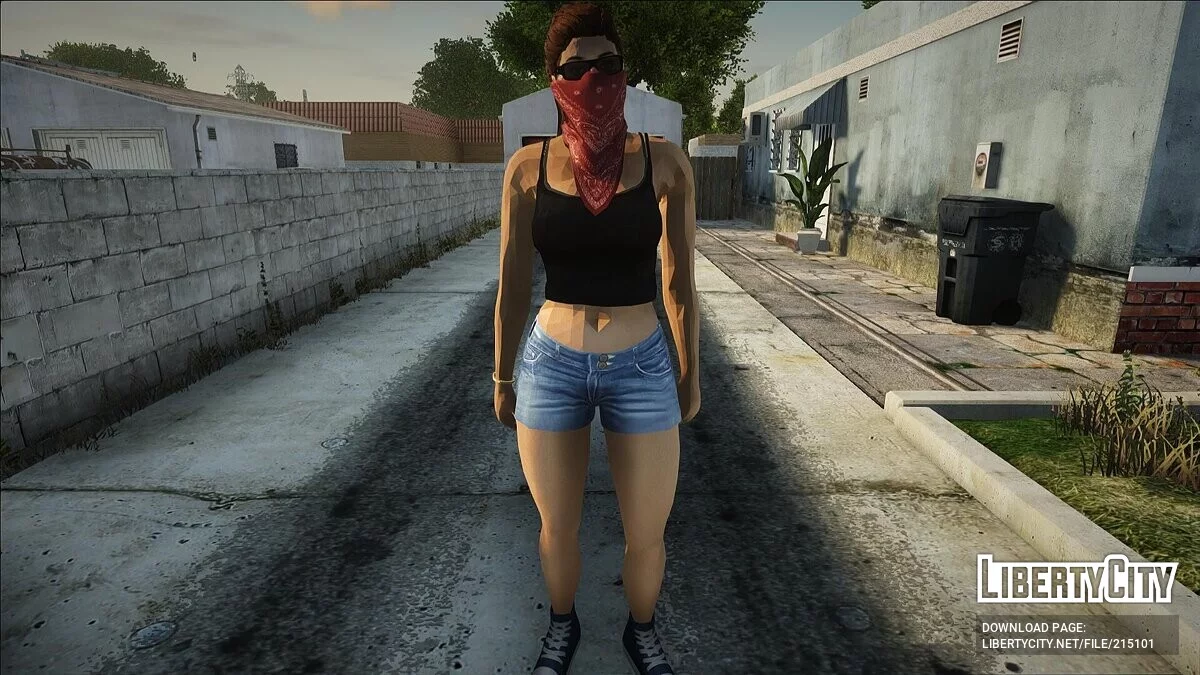 Сборник скинов Люсии из GTA 6 / GTA San Andreas