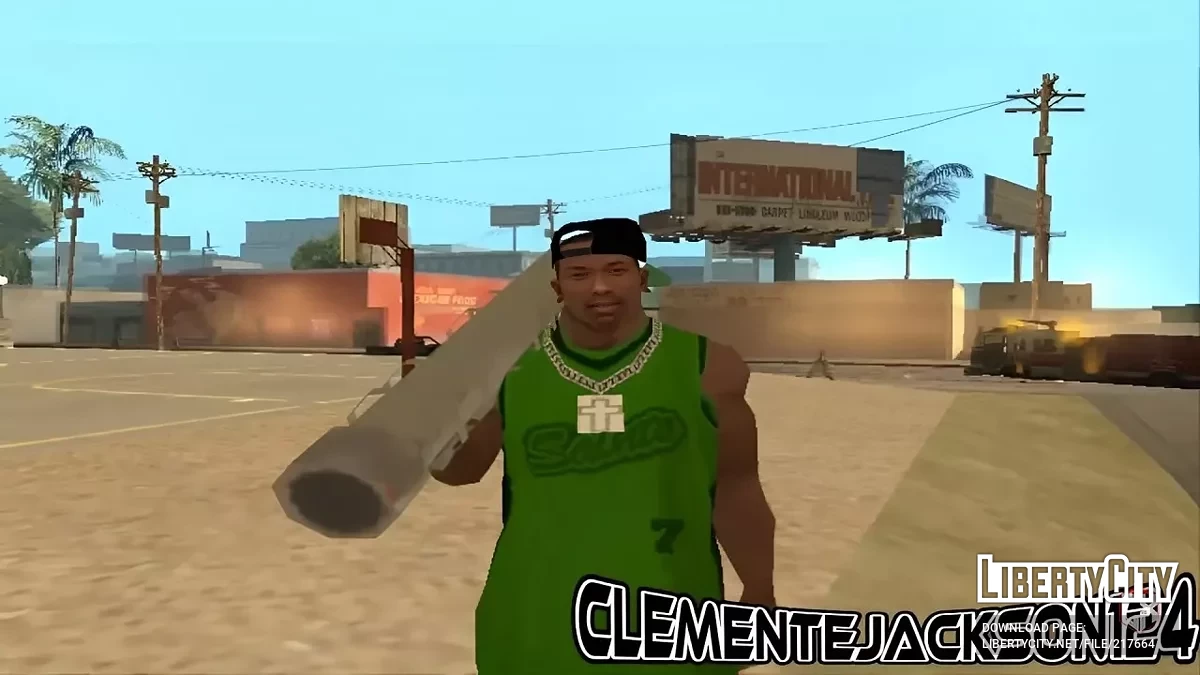 Пак из 15 скинов СиДжея / GTA San Andreas