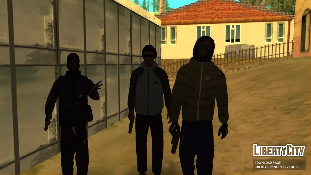 Сборник скинов UK Roadman / GTA San Andreas
