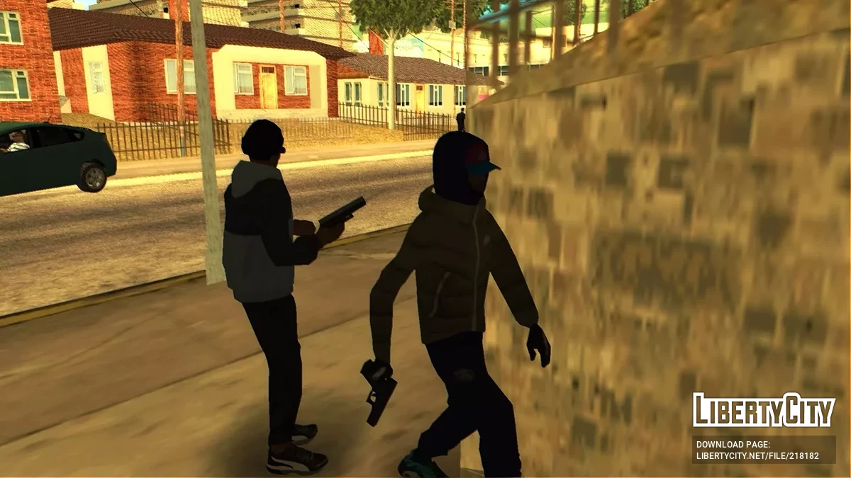 Сборник скинов UK Roadman / GTA San Andreas