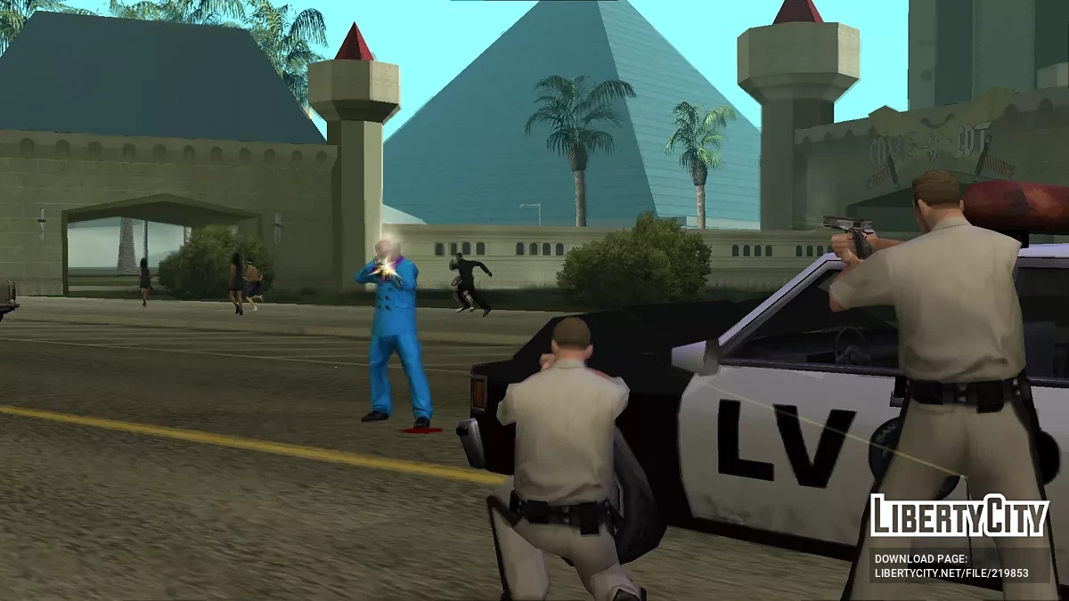 Синий костюм Виктора Вэнса из Vice City Stories / GTA San Andreas