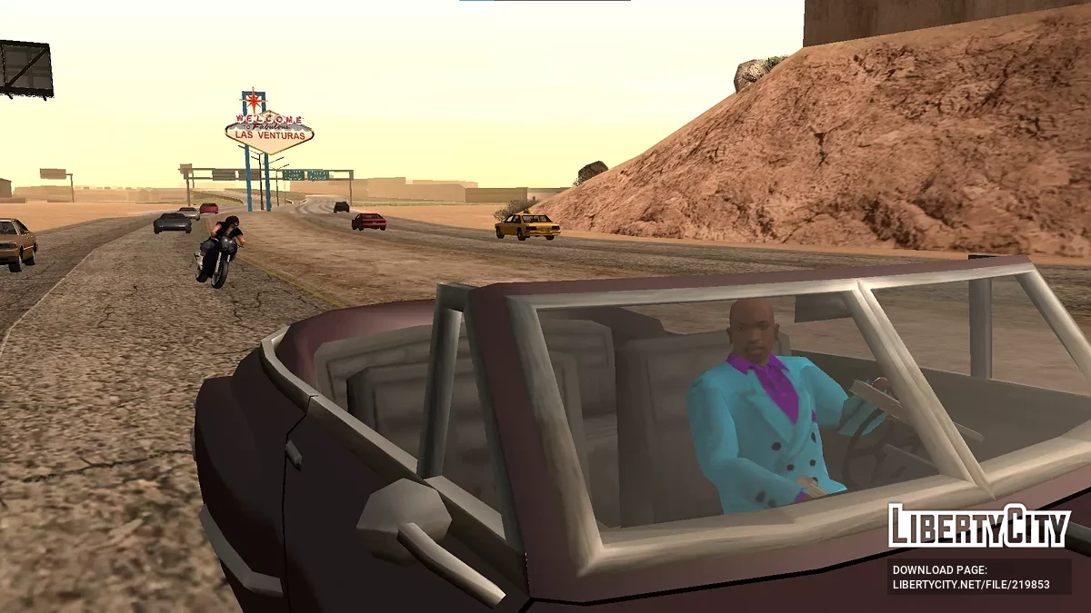 Синий костюм Виктора Вэнса из Vice City Stories / GTA San Andreas