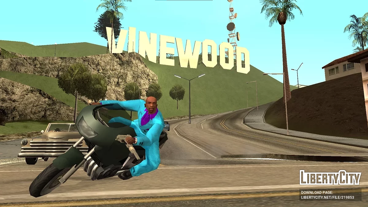 Синий костюм Виктора Вэнса из Vice City Stories / GTA San Andreas
