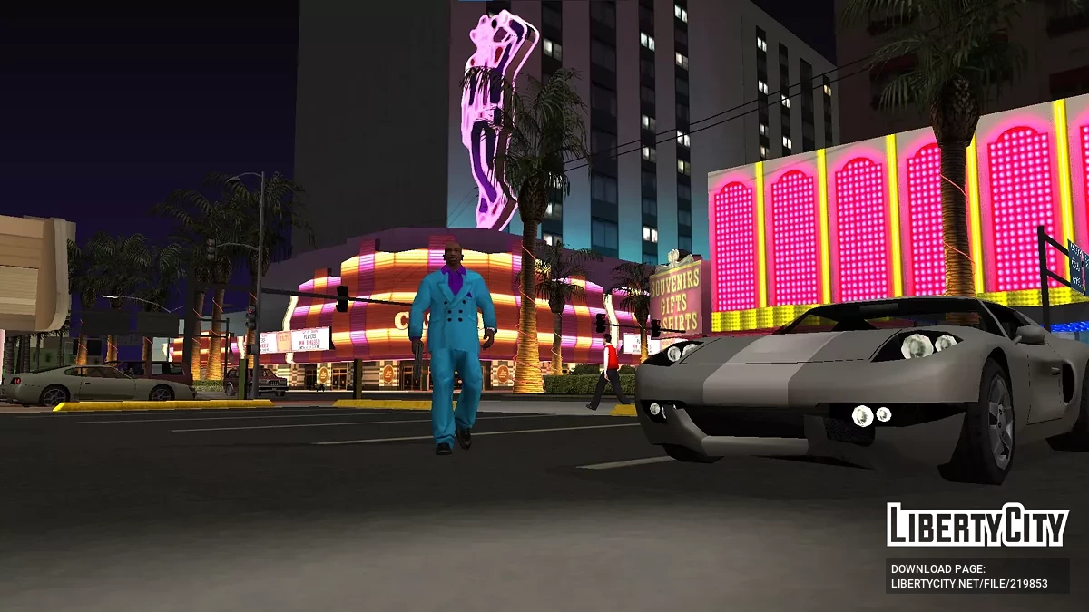 Синий костюм Виктора Вэнса из Vice City Stories / GTA San Andreas