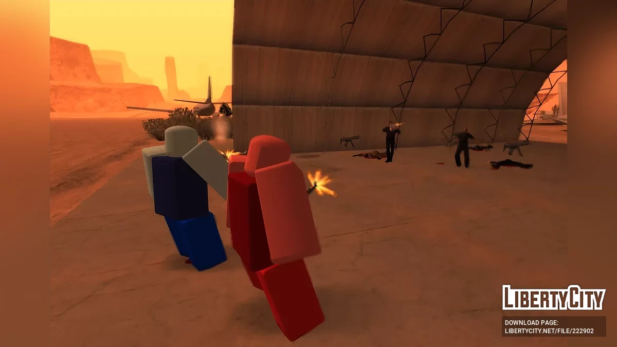 Скинпак из Roblox - BlockTales (Пролог, Demo 3) / GTA San Andreas