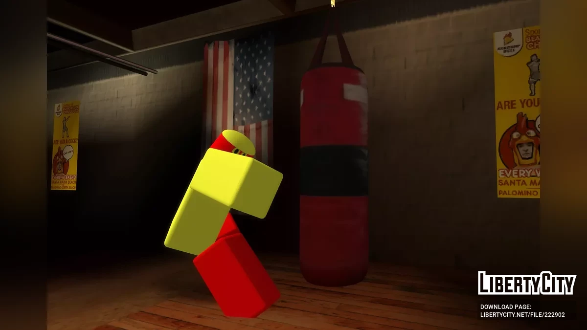 Скинпак из Roblox - BlockTales (Пролог, Demo 3) / GTA San Andreas