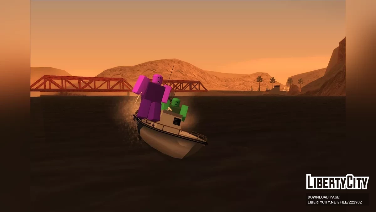 Скинпак из Roblox - BlockTales (Пролог, Demo 3) / GTA San Andreas