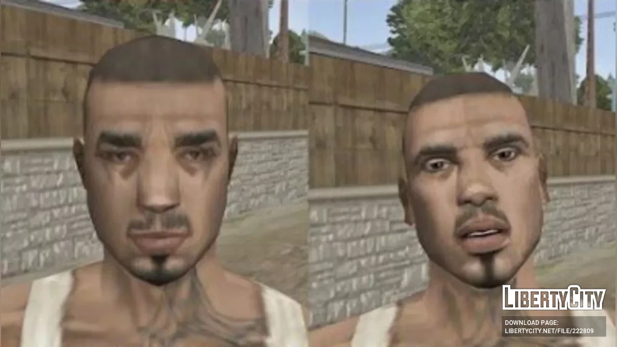 Модели персонажей из кат-сцен / GTA San Andreas